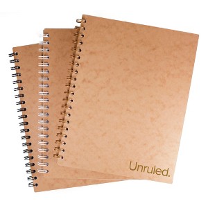 Unruled™ Notebooks Featuring Recycled Covers and Pages, Sustainable, Blank Pages for Sketching or Visual Notetaking, Designed by College Students - 1 of 1