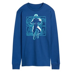 Men's - Avatar: The Last Airbender - Aang Airbending Long Sleeve Graphic T-Shirt - 1 of 4