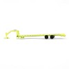 1/64 Lime Green Gooseneck Trailer with Red & White Conspicuity Stripes 30521 - 3 of 4