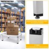 Aluminum Dunnage Rack 1000 LB Capacity, Commercial Storage Shelf with Floor Clearance for Kitchen, Restaurant, Supermarket - 4 of 4