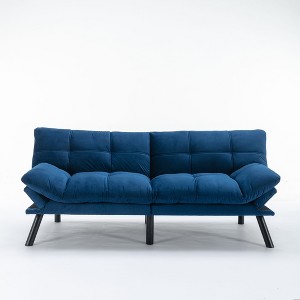 Kumasinova 70.87 Inch Leatehr 2-Seater Sofa Bed,Convertible Sofa Bed with Adjustable Arms and Backrest,Couch for Living Room,Office,Apartment - 1 of 4