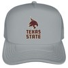 Texas State University Primary Logo Foam Snapback Trucker Hat -, Grey, One Size - 2 of 4