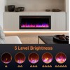 Karl Home 1500-Watt 42-inch Electric Fireplace Insert / Wall-Mounted Electric Fireplace with WIFI Function - 4 of 4
