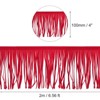 Unique Bargains PU Leather Suede Sewing Tassel Fringe Trim 2 Yards - 2 of 4