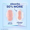 Always Infinity Extra Heavy Absorbency Overnight Flexfoam Sanitary Pads  With Wings - Unscented - Size 5 - 22ct : Target
