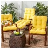 Kensington Garden 21"x21" Outdoor Seat and Back Chair Cushion - 3 of 4