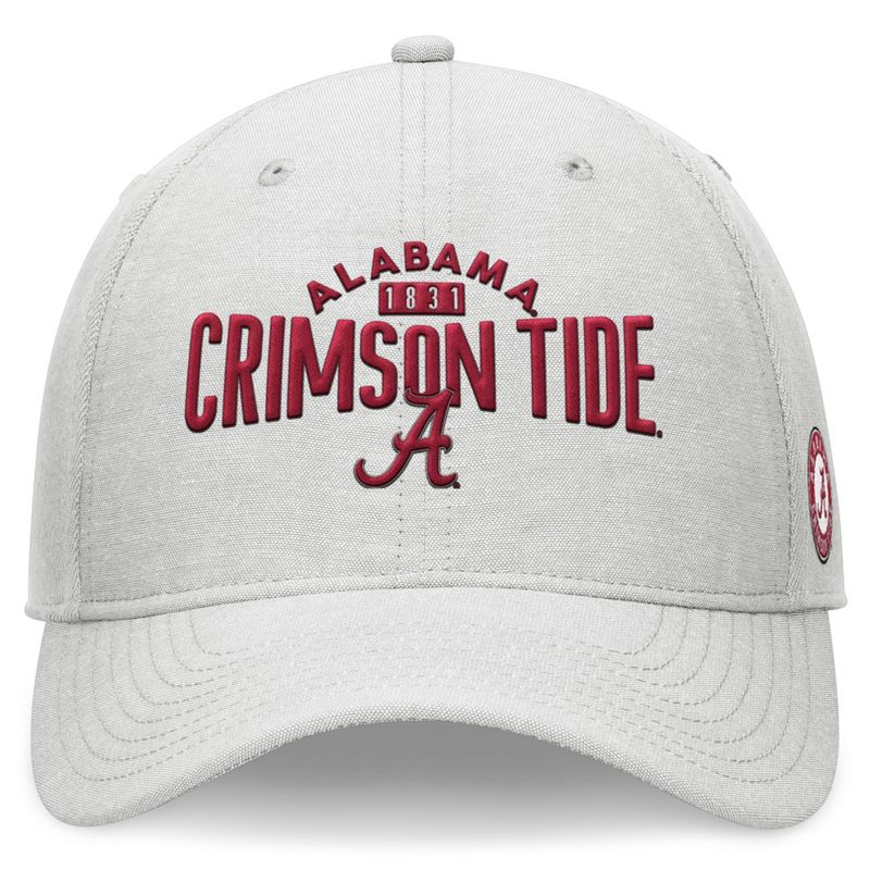 NCAA Alabama Crimson Tide Unstructured Chambray Cotton Hat - Gray, 2 of 5