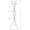 Kumasinova 74" Modern Hall Tree with 11 Hooks,Coat Rack Freestanding Metal Contemporary Design,Clothing Racks for Hanging Clothes for Entryway,Bedroom - 3 of 4