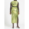 ELOQUII Women's Plus Size Sleeveless Sequin Column Cutout Dress - 3 of 4