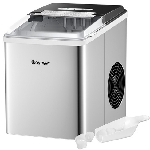 Portable Ice Maker with Self Cleaning - 44Lbs/24H, Black