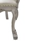 25.75" Dresden Dining Chair Synthetic Leather and Bone White Finish - Acme Furniture: Elegant Tufted Armrest, Wood Frame, No Assembly Required - 4 of 4