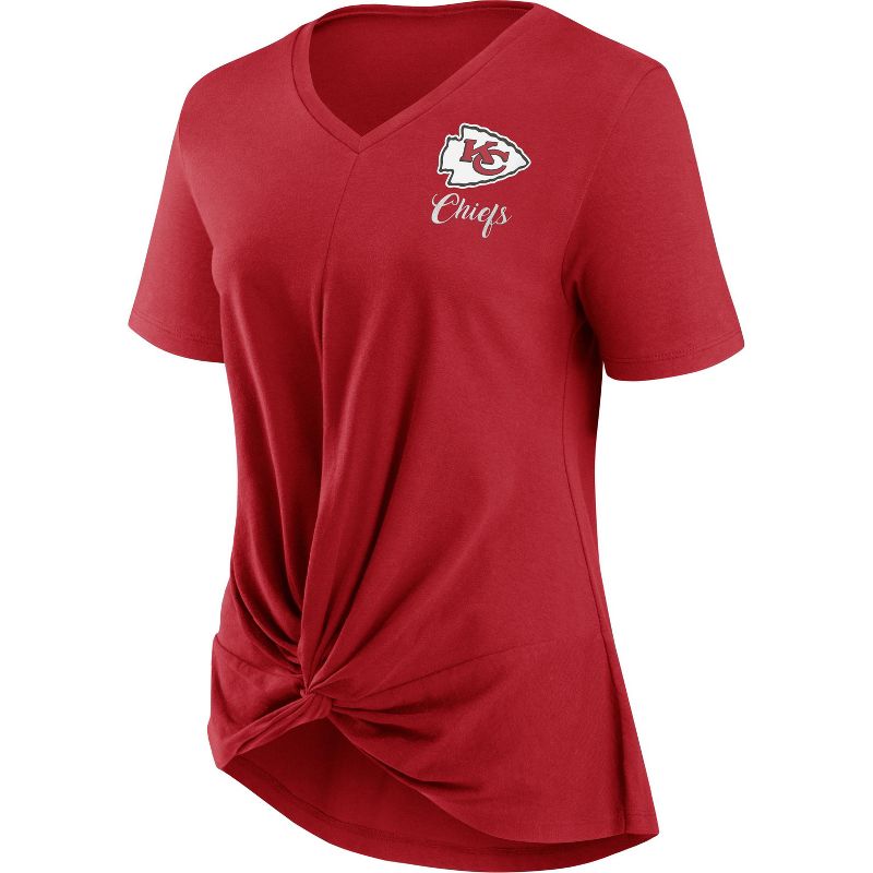 NFL Kansas City Chiefs Women&#39;s Short Sleeve Fashion T-Shirt, 2 of 4