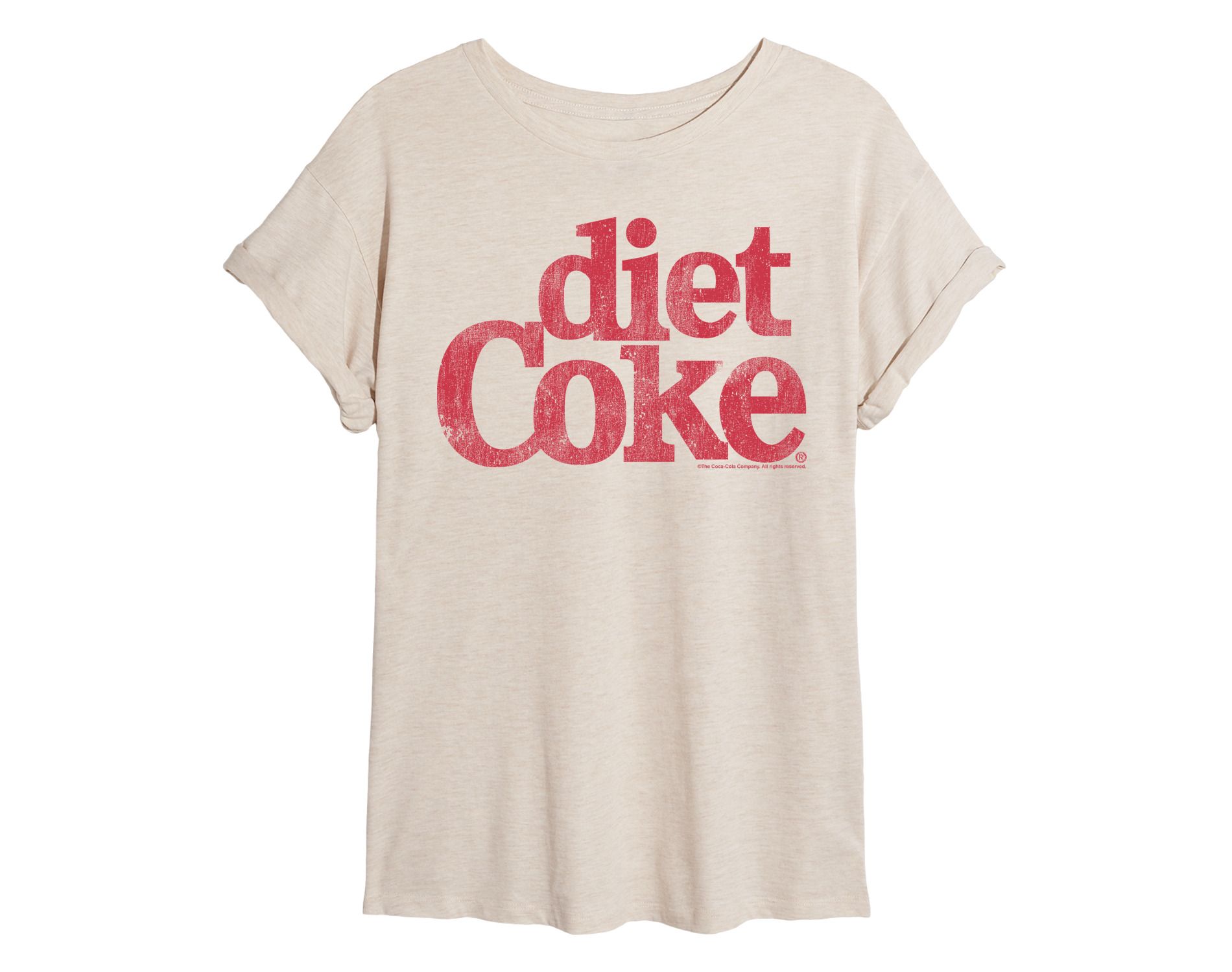 Women's - Coca-Cola - Diet Coke Logo Oversized Graphic T-Shirt