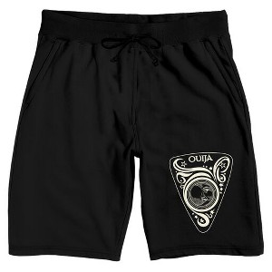 Ouija Planchette Adult Black Sleep Pajama Shorts - 1 of 4