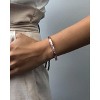 SHINE by Sterling Forever Bar Cord Slider Bracelet Rose Gold - 2 of 3
