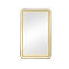 NicBex Oval/Rectangle Wall Cabinet with LED Lights,Storage Cabinet with Tempered Glass Shelves,Wall Mounted Bathroom Cabinet,Medicine Mirror Cabinet - 2 of 4