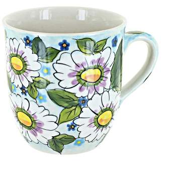 Blue Rose Polish Pottery Kristi Travel Coffee Mug : Target