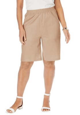 Jessica London Women's Plus Size Linen Short