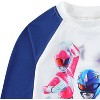 Power Rangers Boys UPF 50+ Rash Guard and Swim Trunks Swimsuit Set for Big Kids - 4 - 4 of 4