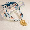Scarf Necklace with Gold Pendants - Starfish, Cross & Flower Boho Beach Jewelry - 4 of 4