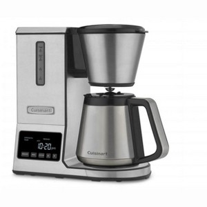 Cuisinart CPO-850FR PurePrecision 8 Cup Pour-Over Coffee Brewer with Thermal Carafe, Silver - Certified Refurbished - 1 of 4