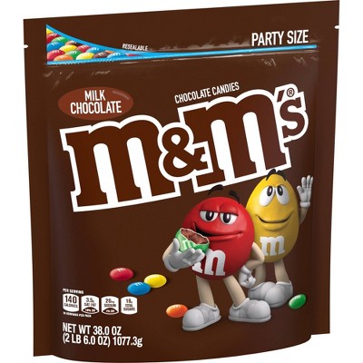 M&#38;M&#39;s Party Size Milk Chocolate Candy - 38oz