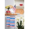 C&F Home Patriotic Stripe 4th of July Cotton Kitchen Towel Set of 2 Dishtowel Decoration - 4 of 4