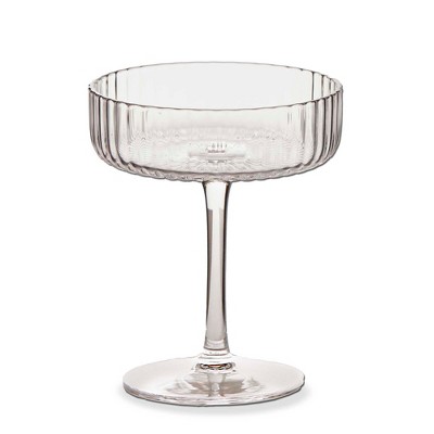 TAG Gramercy Fluted Coupe Glass