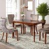 Acekool Abstract Area Rug, Washable Non-Slip Low Pile Carpet for Living Room Bedroom Kitchen, Soft Modern Distressed Accent Rug - 4 of 4