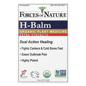 Forces of Nature H-Balm, Organic Plant Medicine, 0.37 fl oz (11 ml) - 1 of 4