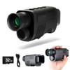 UBSSO Digital Infrared Vision Monocular Telescope 4K Digital Infrared with 2" Larger Screen, 8X Digital Zoom, Gray for Hunting,Fishing,Camping, Green - 2 of 4