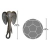 Design Toscano Animal Masks of the Savannah Wall Sculptures Elephant - image 3 of 3