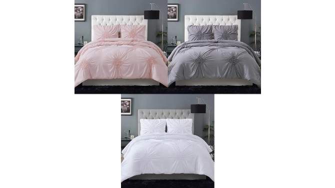 Christian Siriano Georgia Ruched Comforter Set, 2 of 7, play video