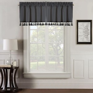 Egyptian Linens Heavyweight Velvet Straight Valance 52”Wx19”L (Single) - 1 of 4