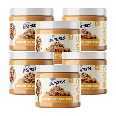 Fit Butters Chocolate Chip Cookie Dough Cashew Butter - Case Of 6/16 Oz ...