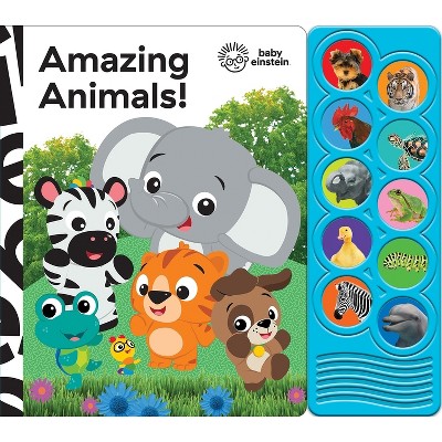 Baby Einstein Amazing Animals 10 Button Sound Book (Board Book)