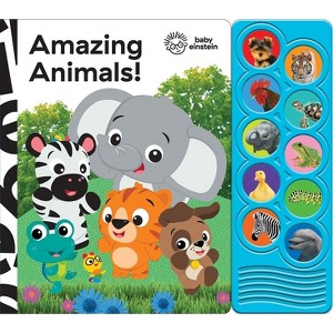 Baby Einstein Amazing Animals 10 Button Sound Book (Board Book) - 1 of 4