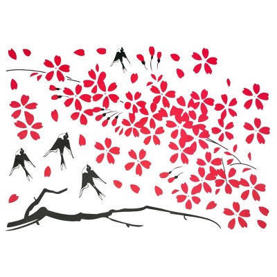 Slickblue Iris laevigata Vinyl Wall Sticker – Beautiful Flower Design for Any Room 19.7" x 27.6"