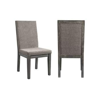 2pc Austin Side Chair Set Gray - Picket House Furnishings