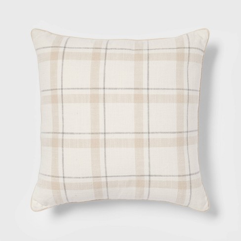 Pillow plaid cheap