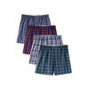 Fruit Of the Loom Fruit of the Loom Men's Premium Woven Plaid Boxers,4 Pack - 3 of 3