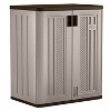 Suncast 9 Cu Ft Heavy Duty Resin Garage Base Storage Cabinet, Platinum (4 Pack) - 2 of 4