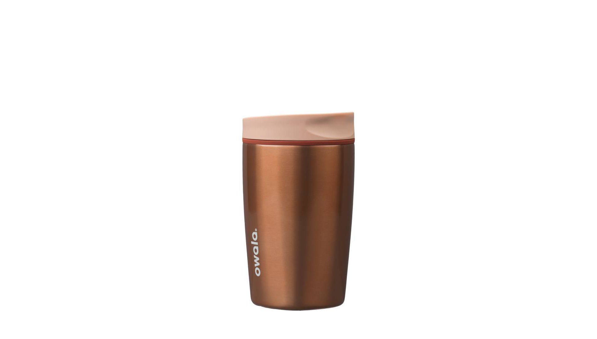 Owala 12 fl oz Stainless Steel SmoothSip Slider Ceramic Lined Travel Mug - In Good Company