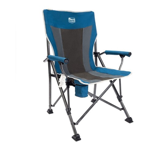 Timber Ridge Indoor Outdoor Portable Lightweight Folding Camping High Back Lounge Chair W Cup Holder And Carry Bag For Hiking Beach And Patio Blue Target