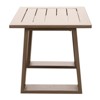 DSVIMOY Patio End Table, Neutral Tones, Modern Geometric Pattern, Pewter, 23"*23"*22" - 4 of 4