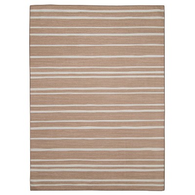 Nimbus Washable Outdoor Rug Tan/Ivory - Linon