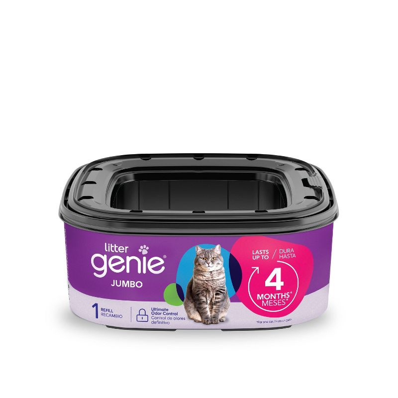 Litter Genie Ultimate Cat Litter Odor Control Jumbo Refill Waste Disposal Bag, 3 of 17