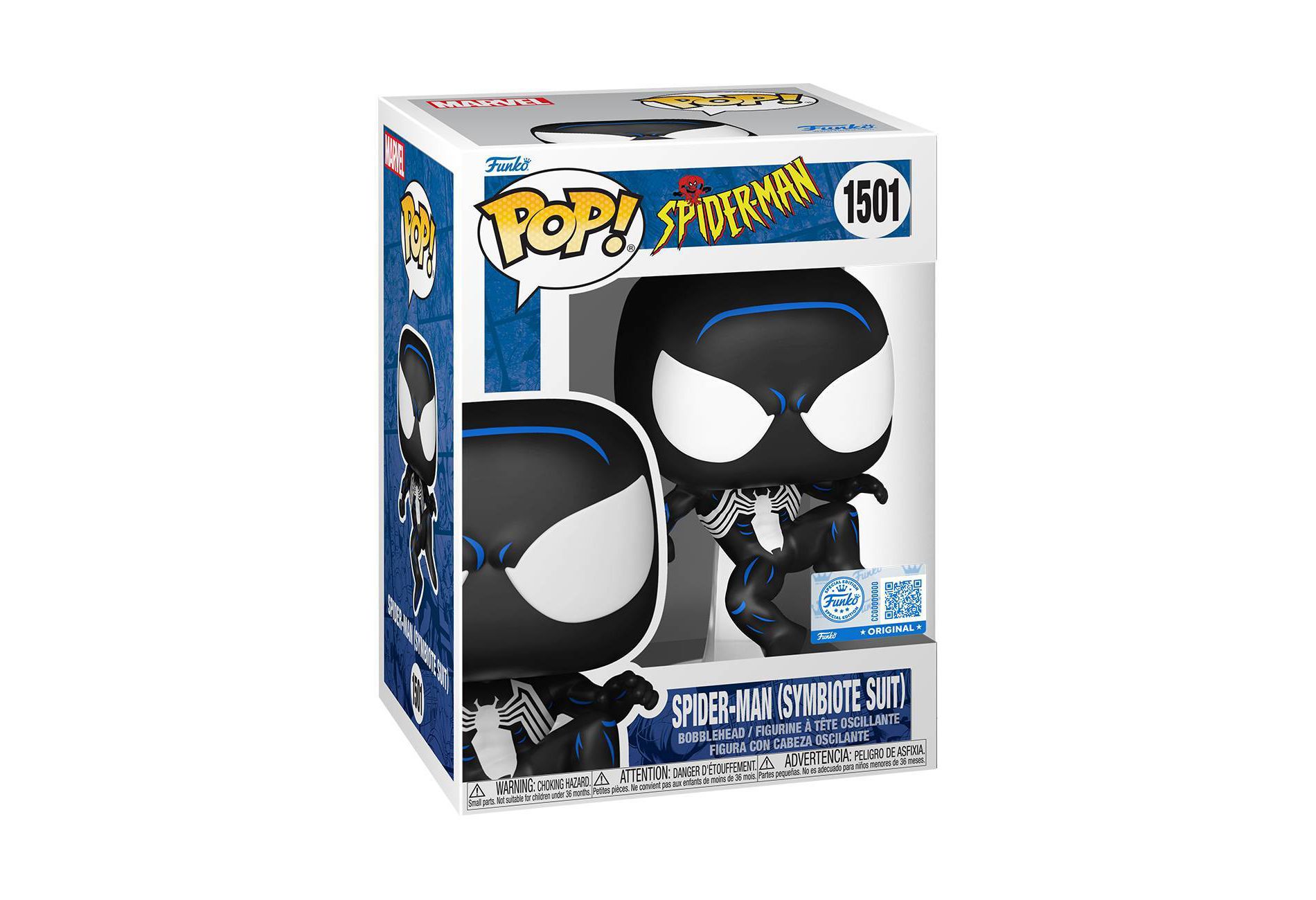 Funko POP! Marvel: Spider-Man TV Black Suit Spidey Figure