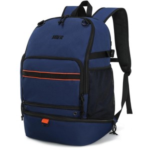 Generic Basketball Backpack Bags Sports Gym Backpacks with Shoe Compartment and Ball Holder - 1 of 4