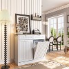 40 in. W x 14 in. D x 36 in. H Ready to Assemble Floor Base Tilt-Out Trash Kitchen Cabinet with 2-Drawer - 4 of 4
